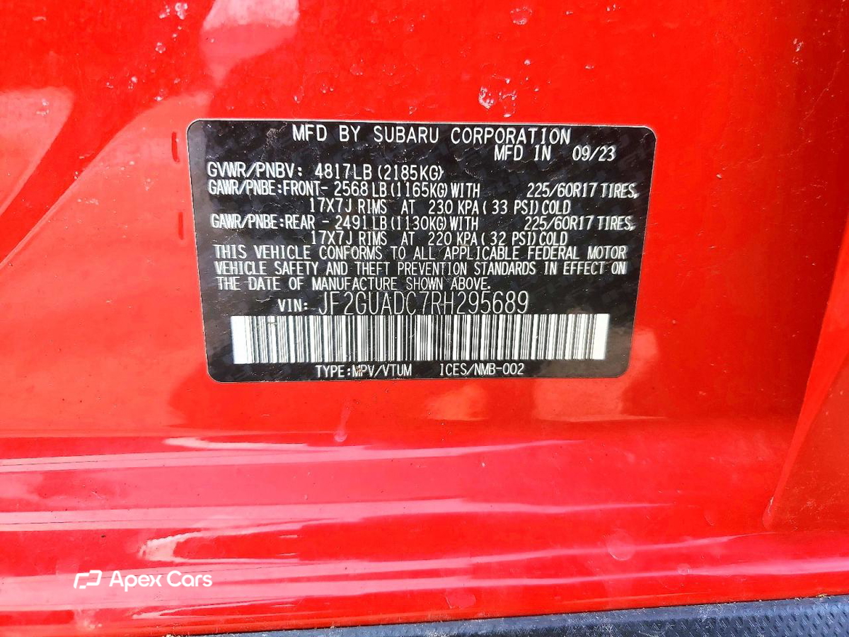 Subaru XV 2024