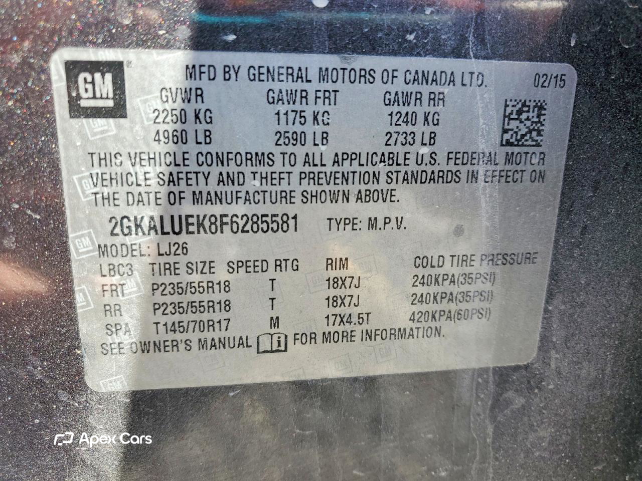 GMC Terrain 2015