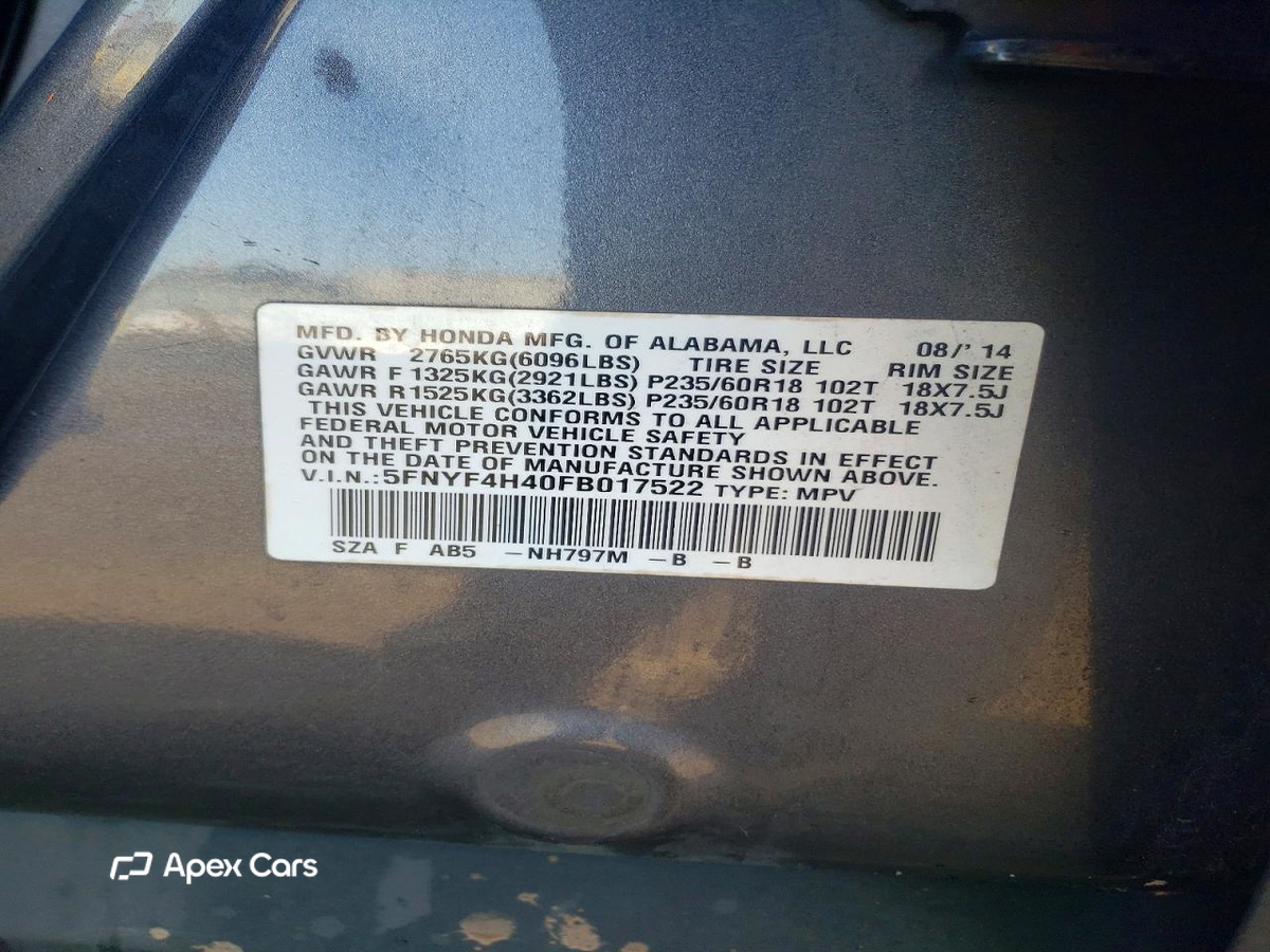 Honda Pilot 2015