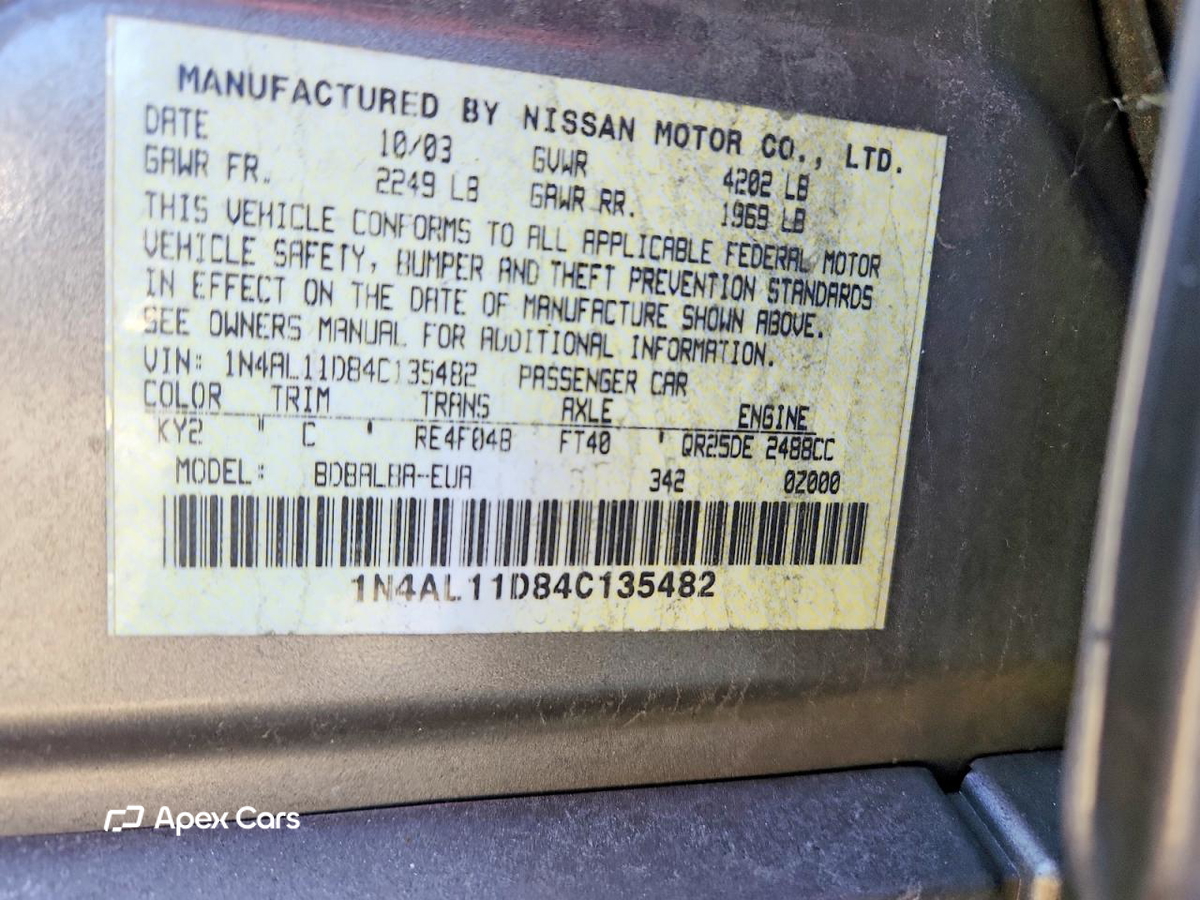 Nissan Altima 2004