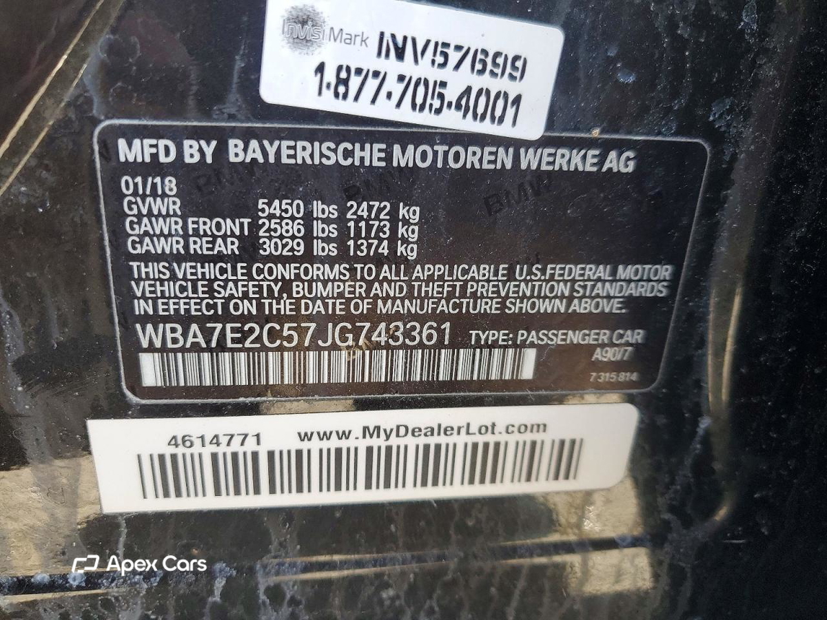 BMW Series 7 2018