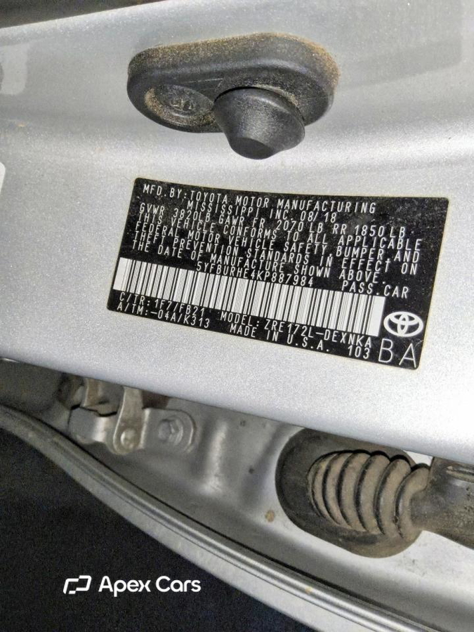 Toyota Corolla 2019