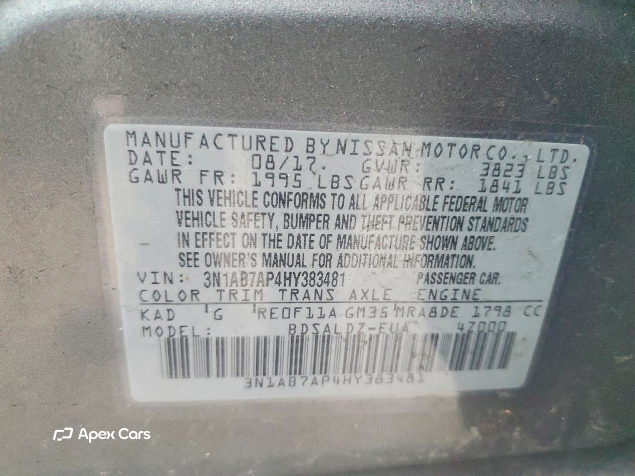 Nissan Sentra 2017