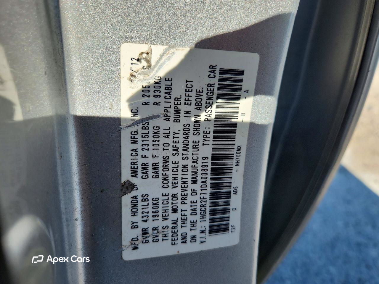 Honda Accord 2013
