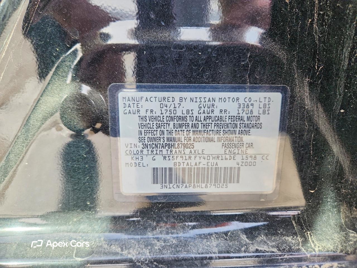 Nissan Versa 2017