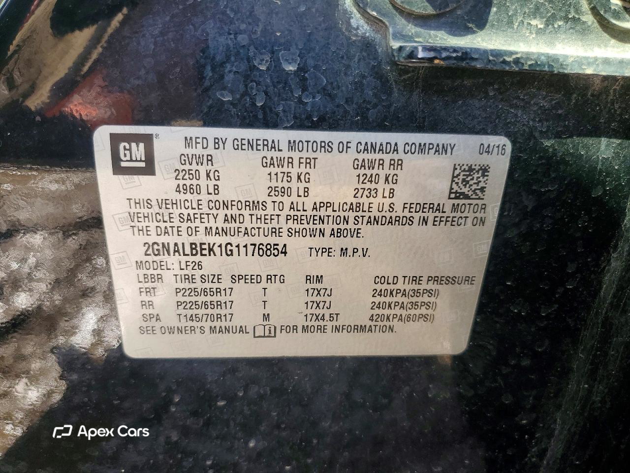 Chevrolet Equinox 2016