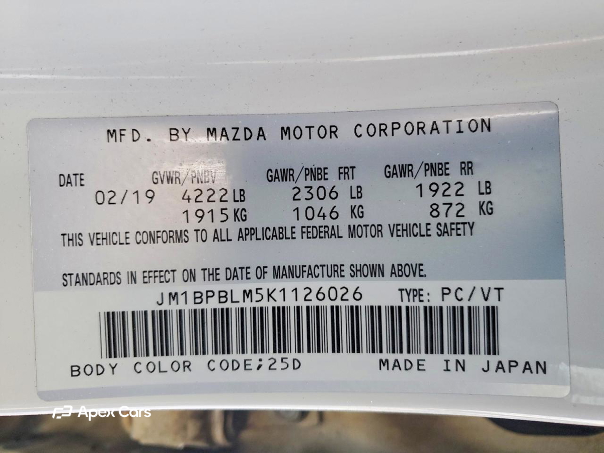 Mazda 3 2019