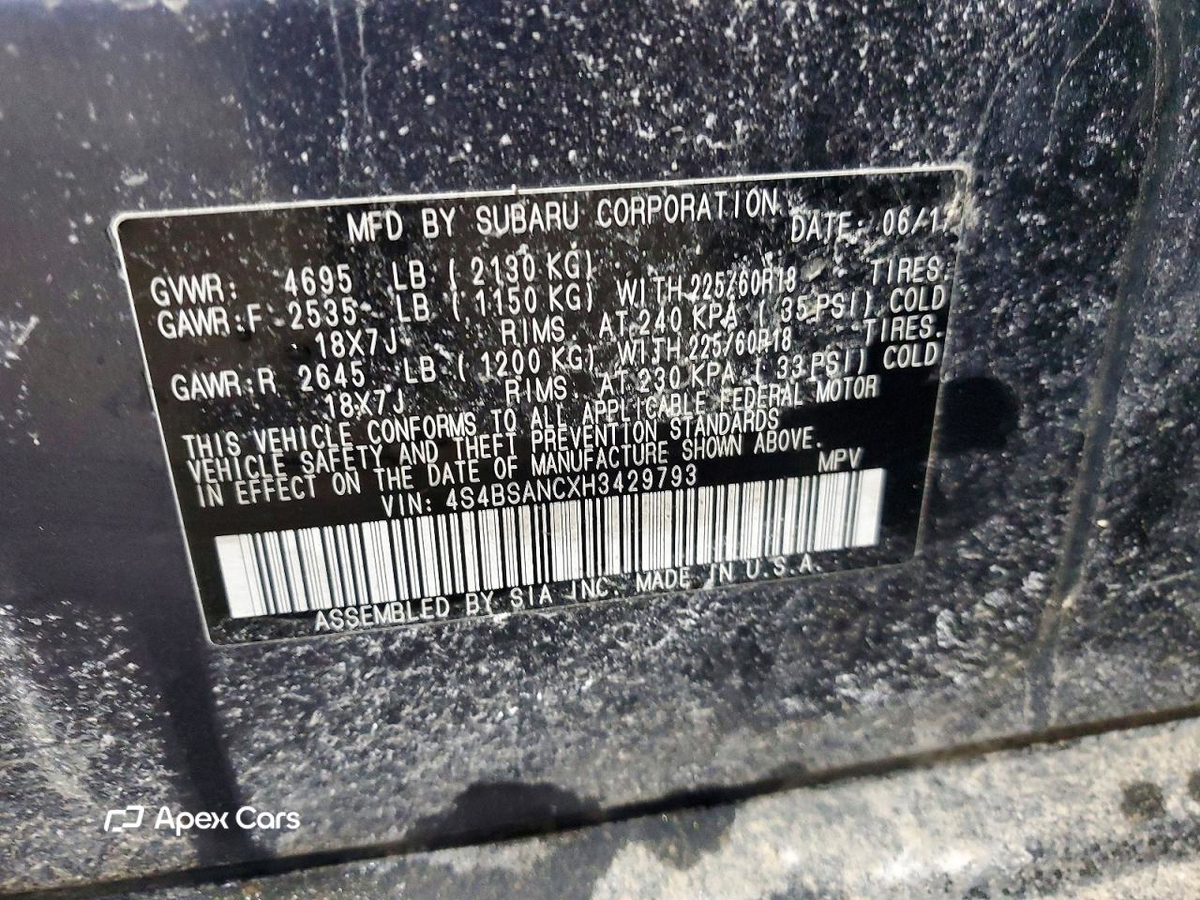 Subaru Outback 2017