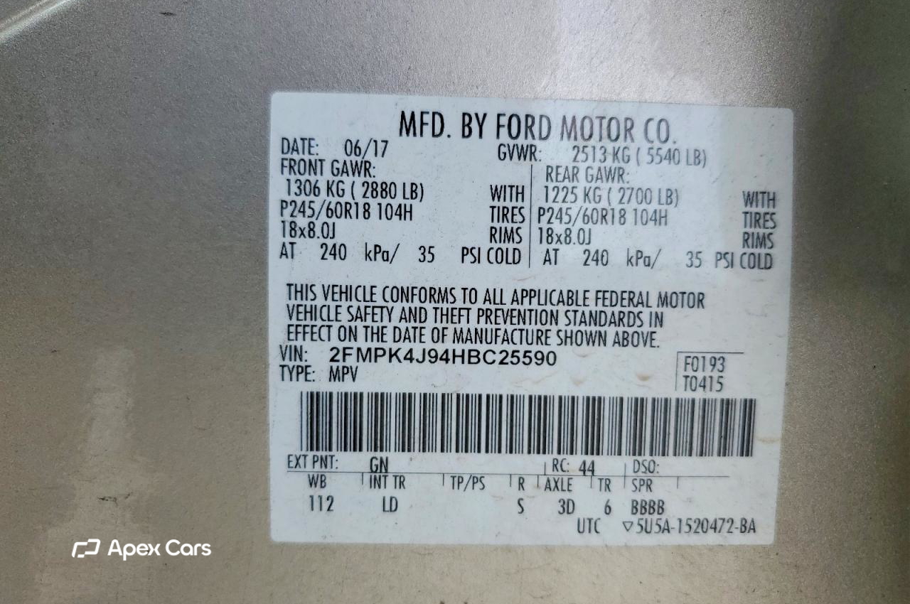 Ford Edge 2017