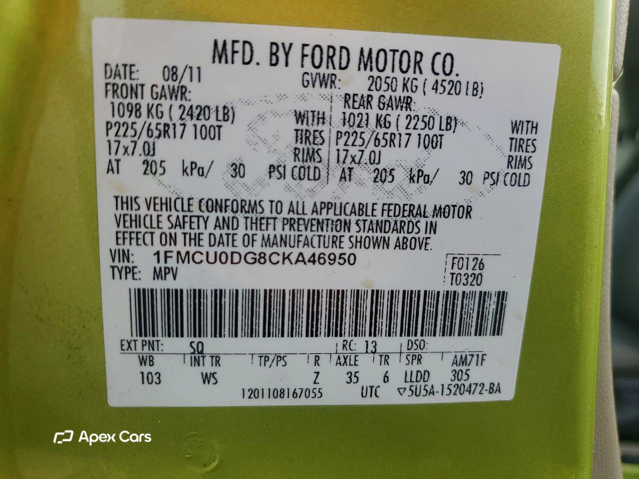 Ford Escape 2012