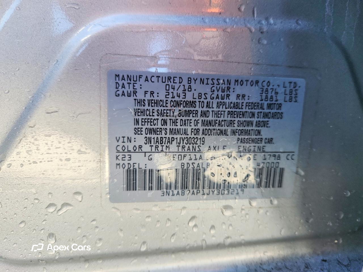 Nissan Sentra 2018