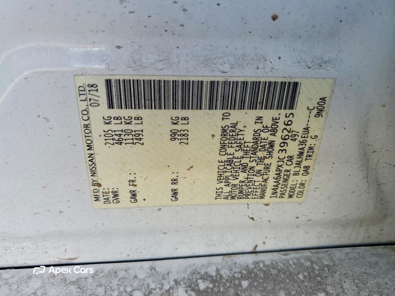 Nissan Maxima 2018
