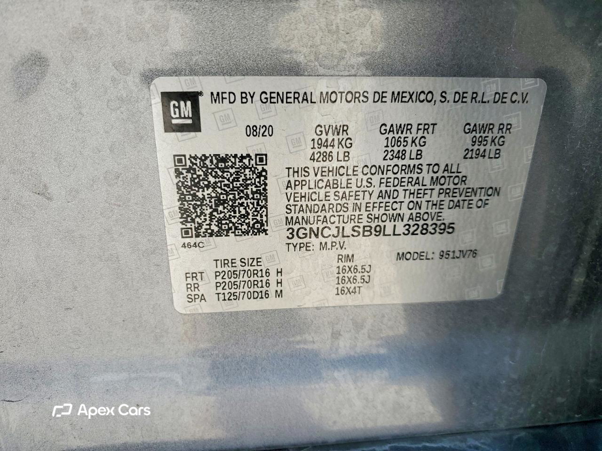 Chevrolet Trax 2020