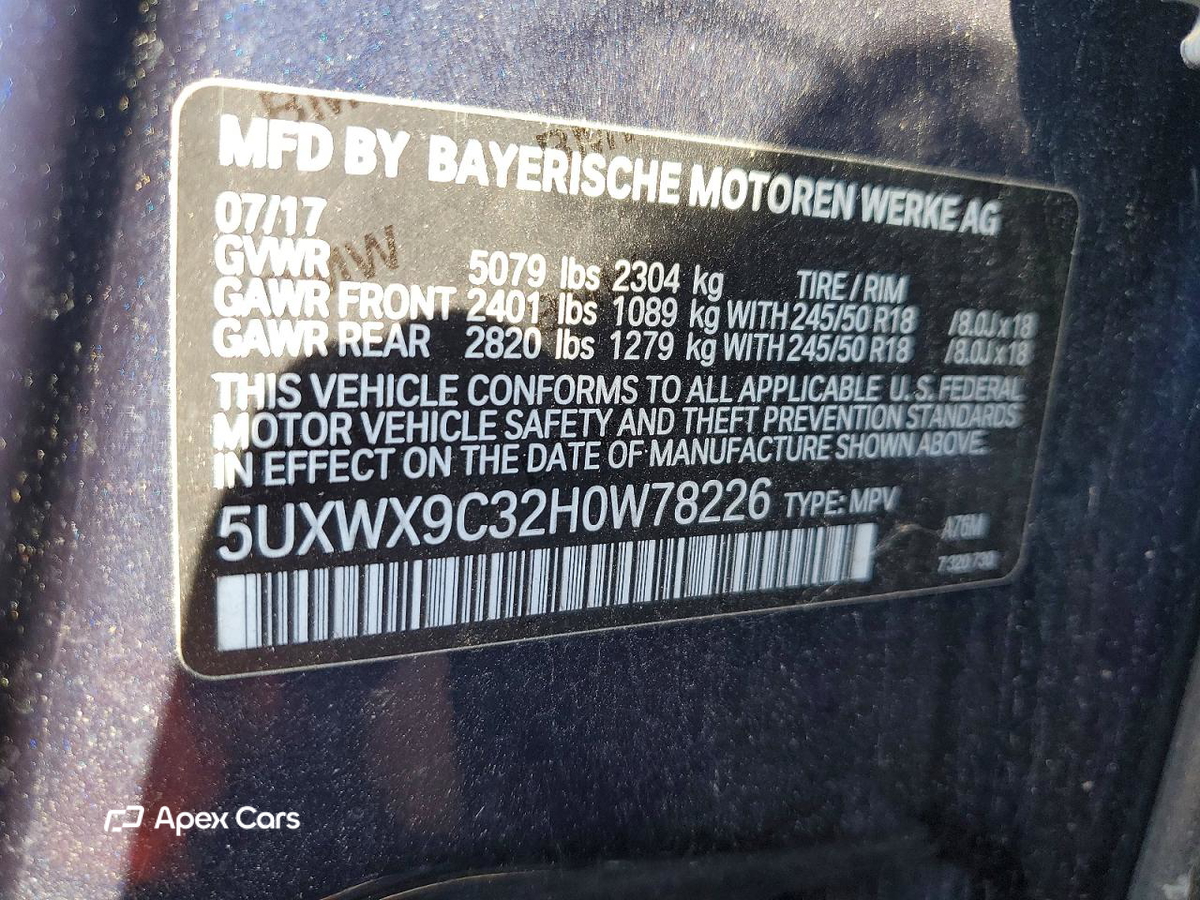 BMW X3 2017