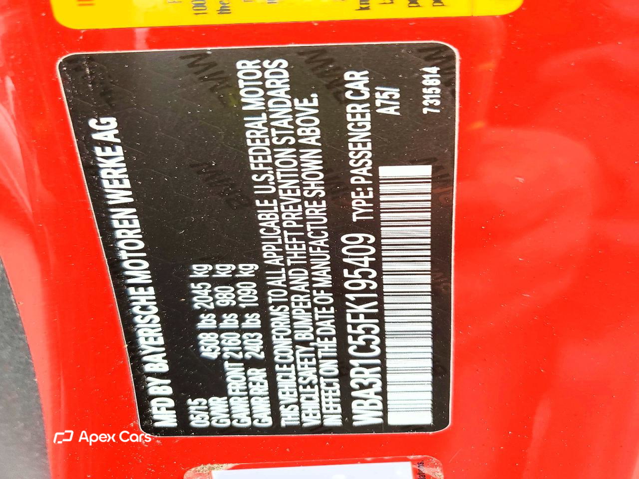BMW Series 4 2015