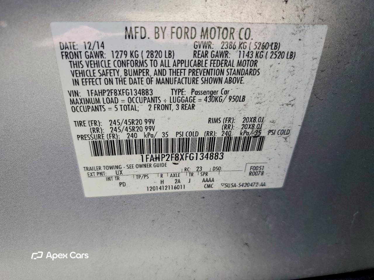 Ford Taurus 2015