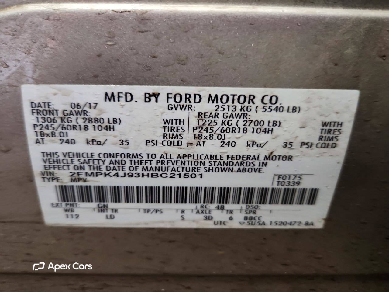 Ford Edge 2017