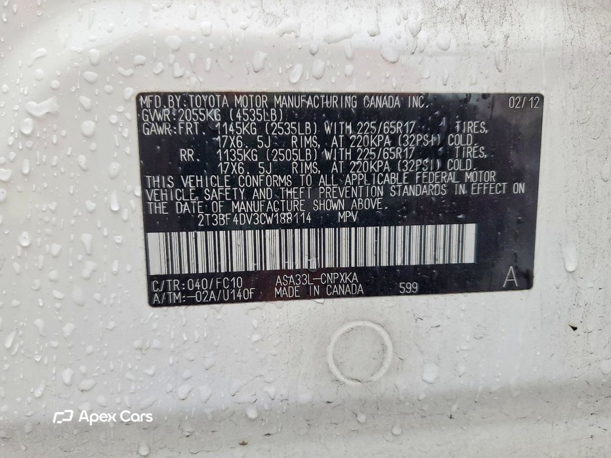 Toyota RAV 4 2012