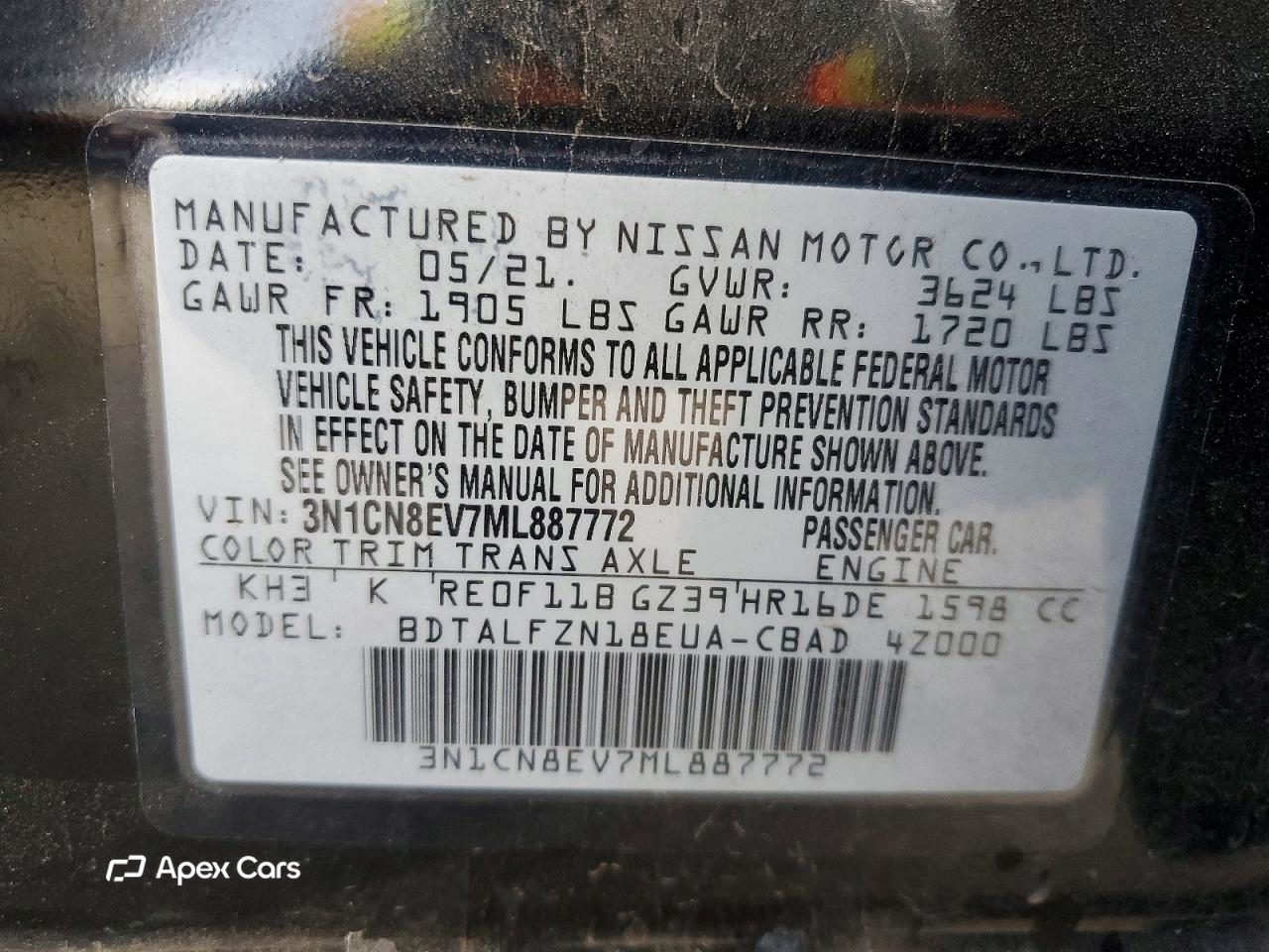 Nissan Versa 2021