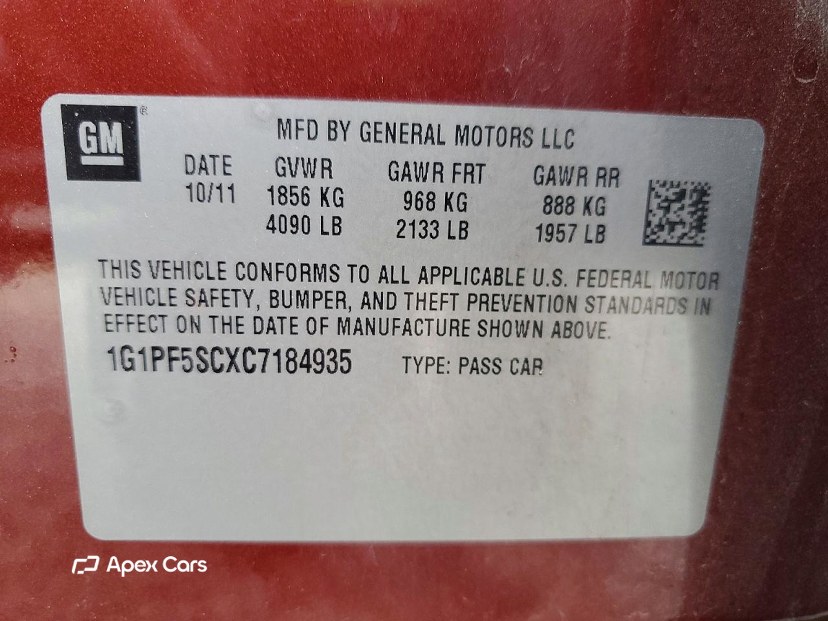 Chevrolet Cruze 2012