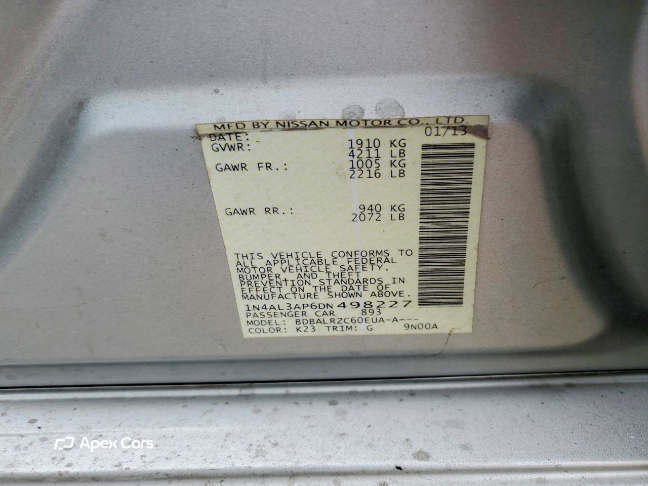 Nissan Altima 2013