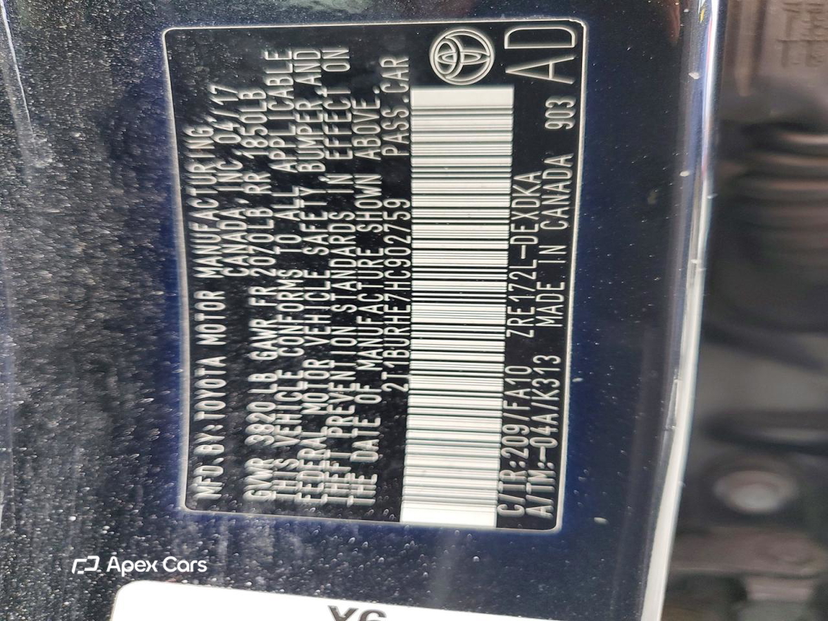 Toyota Corolla 2017