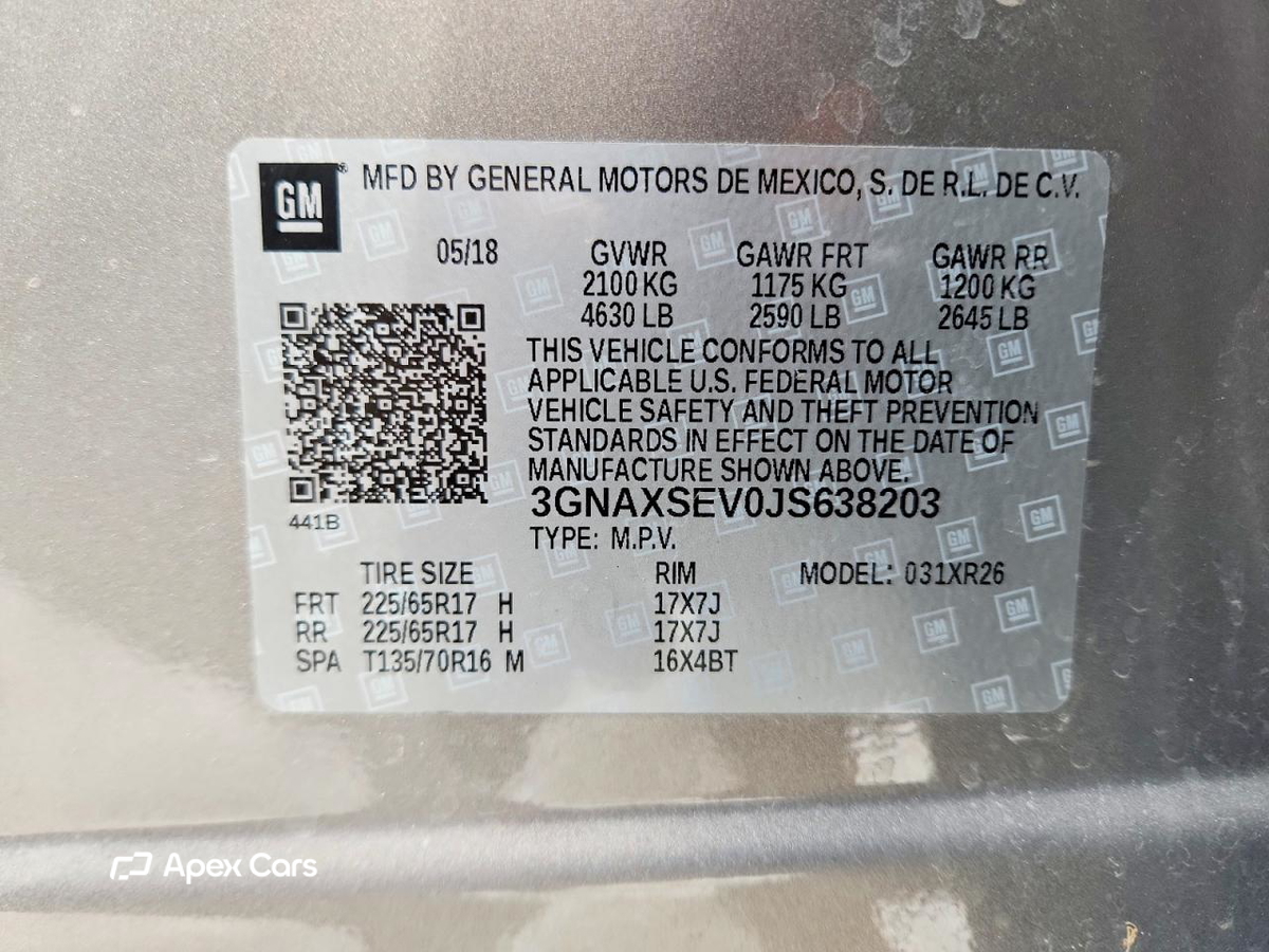 Chevrolet Equinox 2018