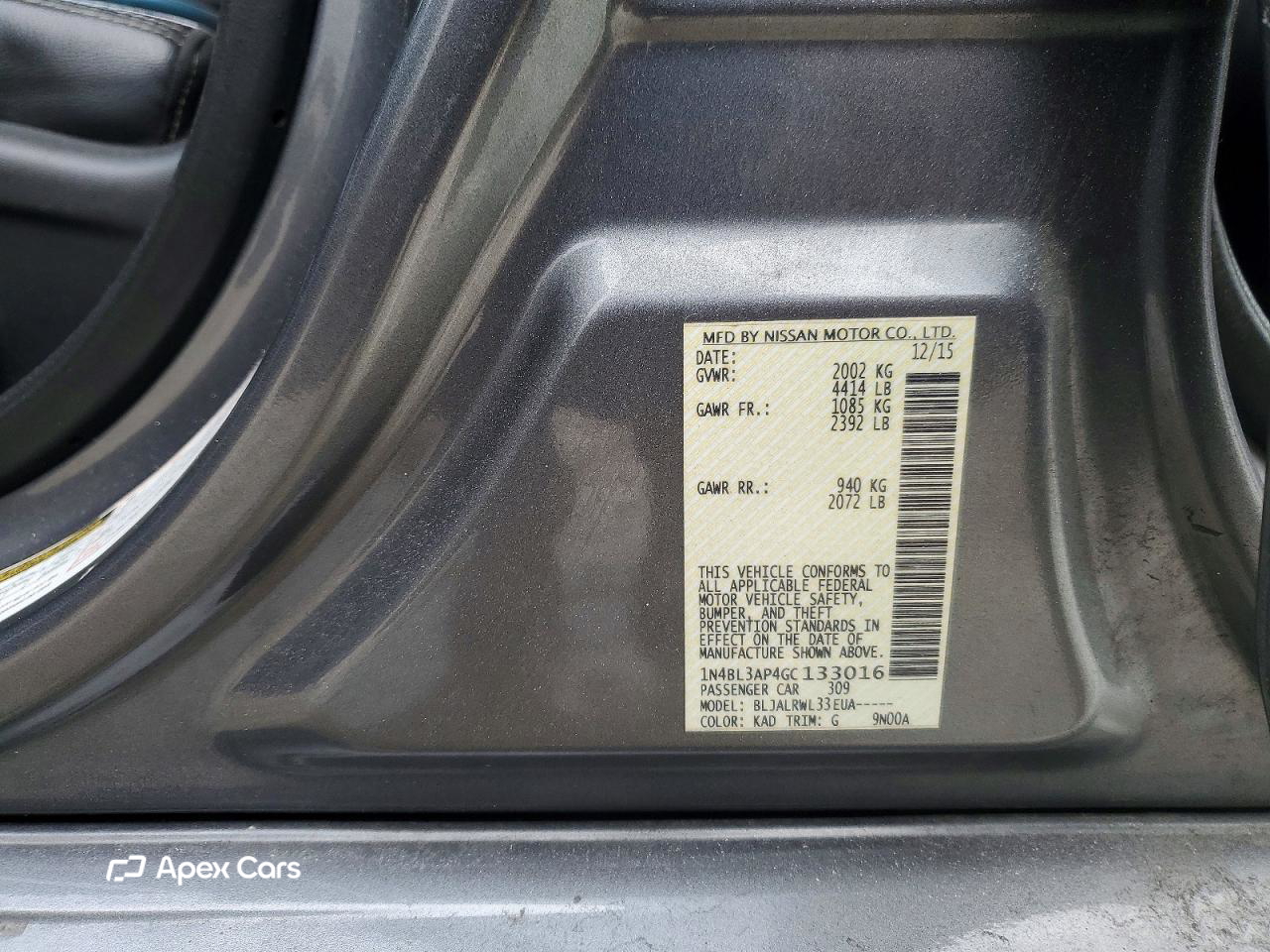 Nissan Altima 2016