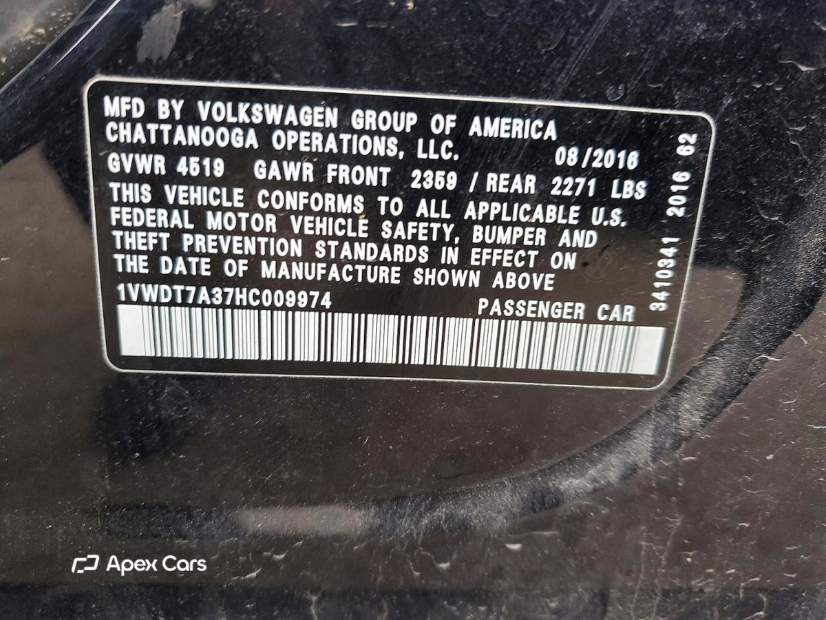 Volkswagen Passat 2017