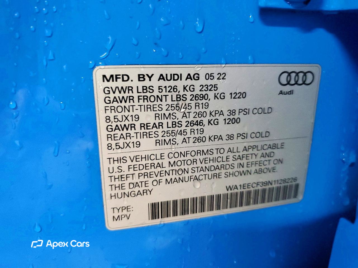 Audi Q3 2022
