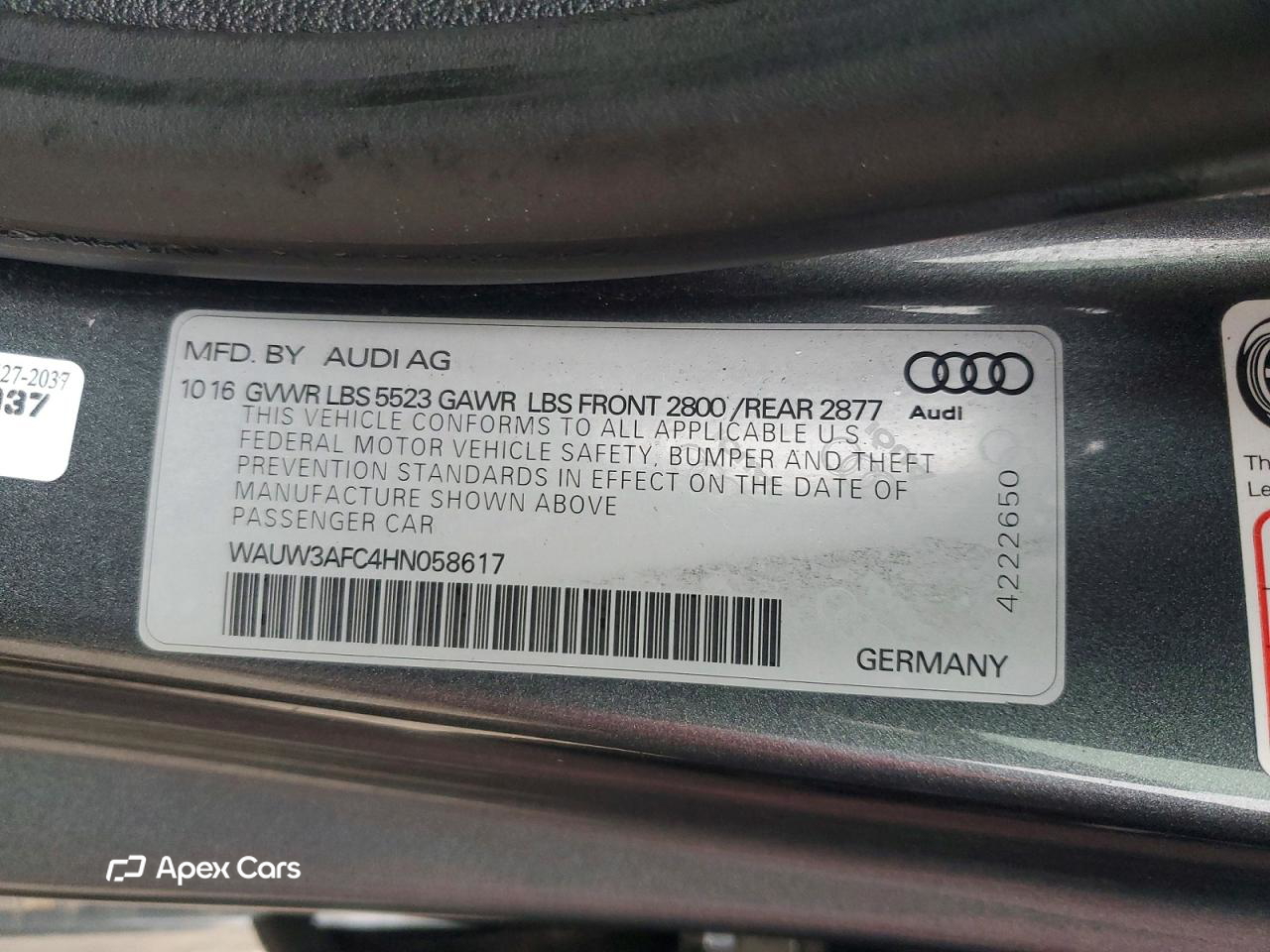 Audi A7 2017