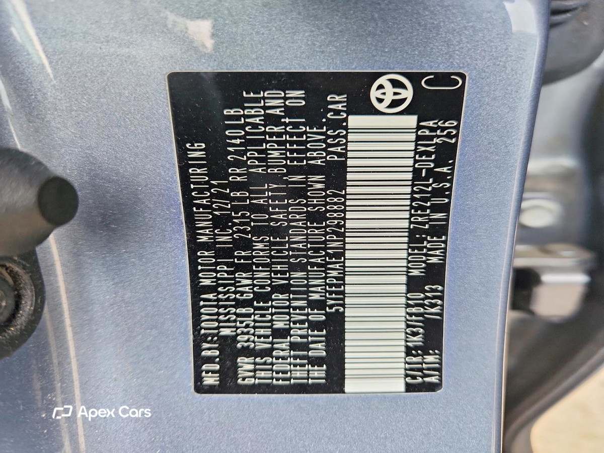 Toyota Corolla 2022