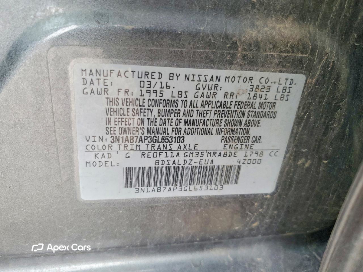 Nissan Sentra 2016