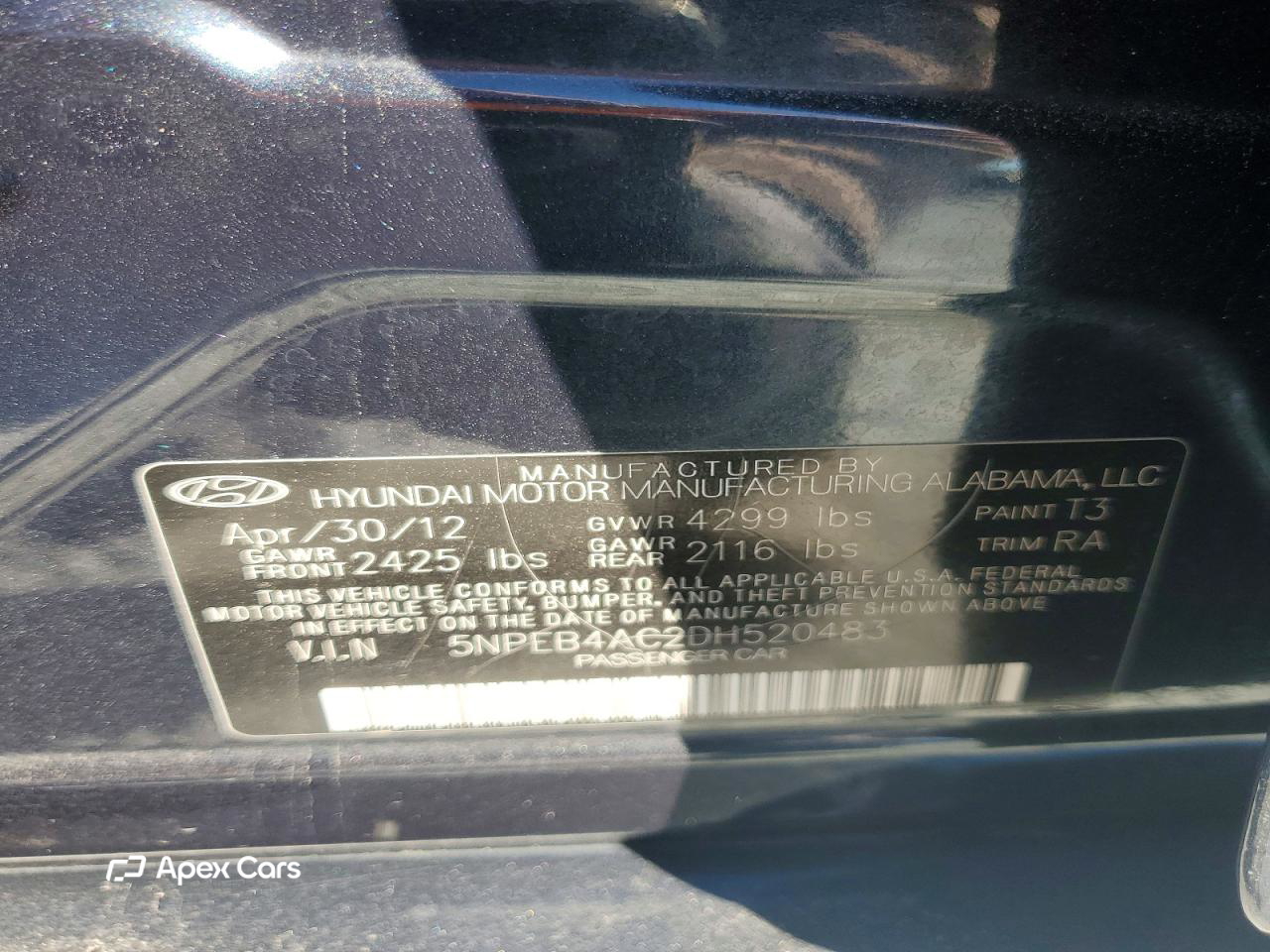 Hyundai Sonata 2013