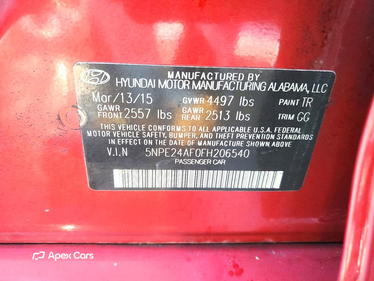 Hyundai Sonata 2015
