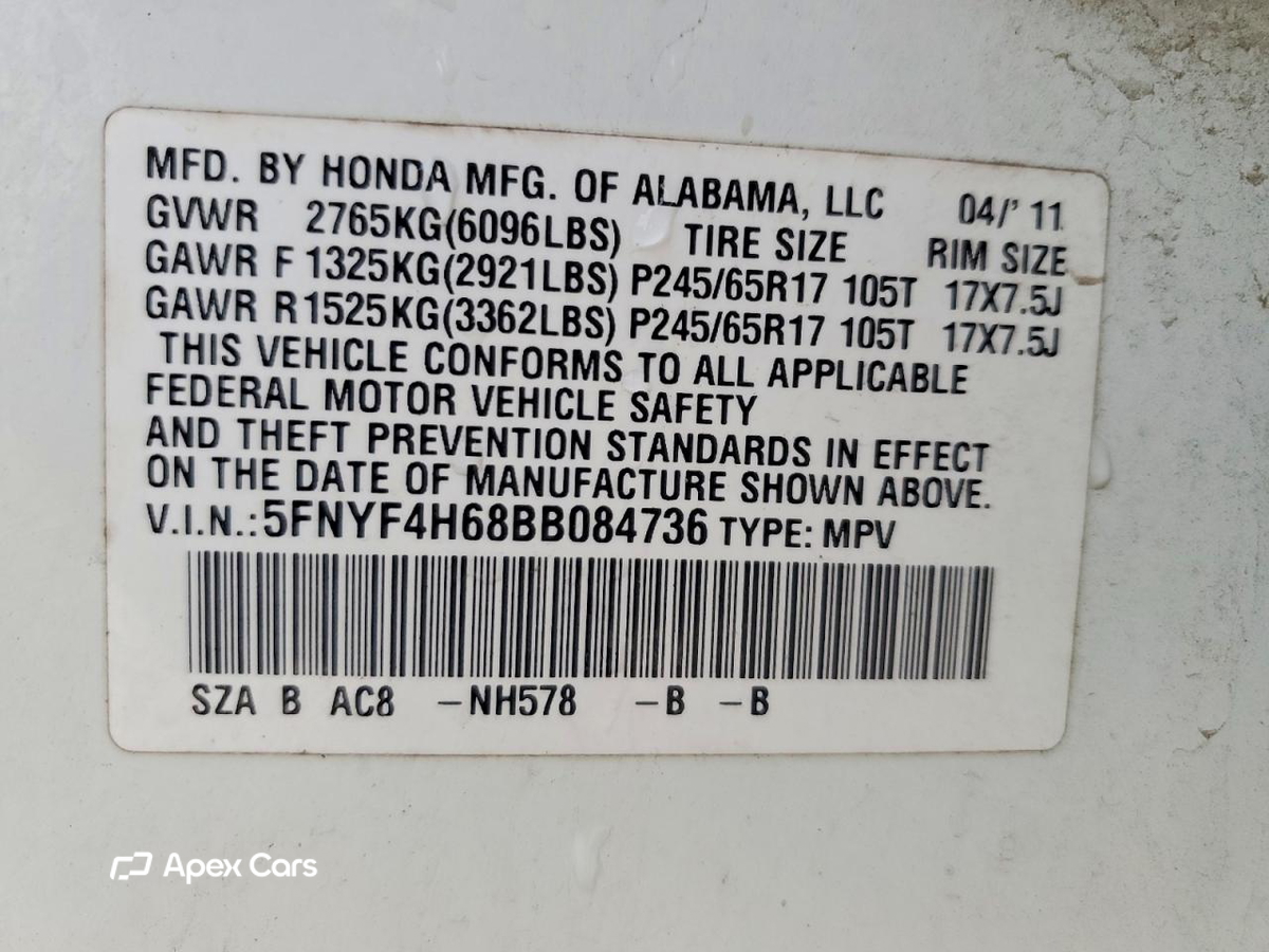 Honda Pilot 2011