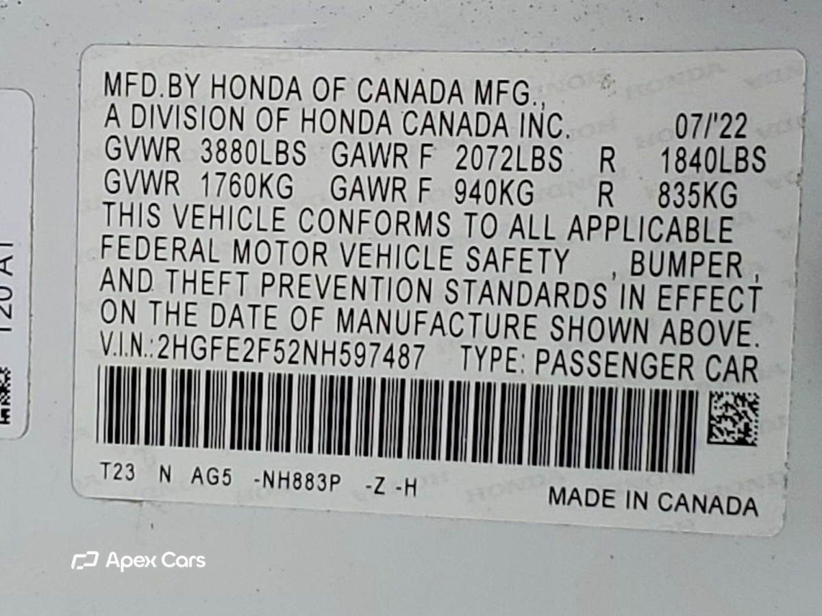 Honda Civic 2022