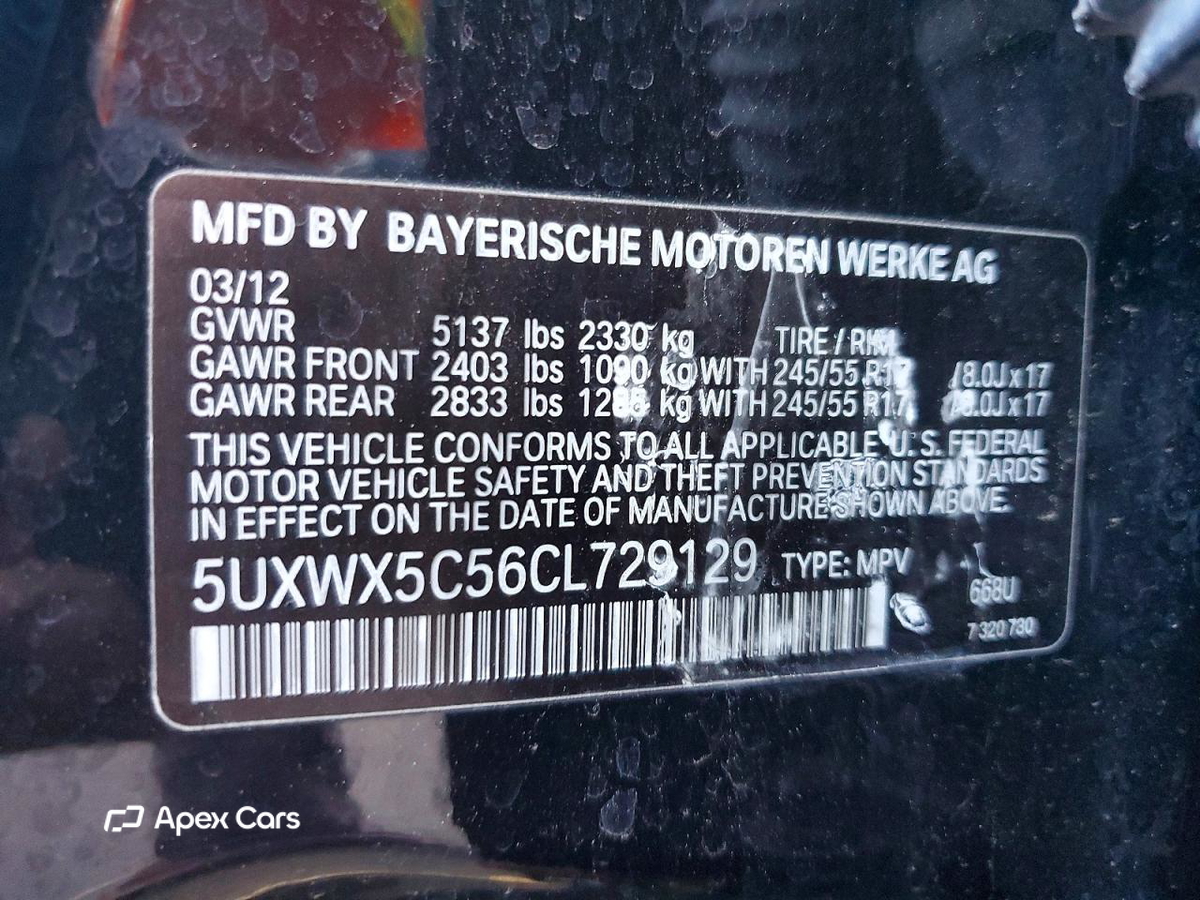BMW X3 2012