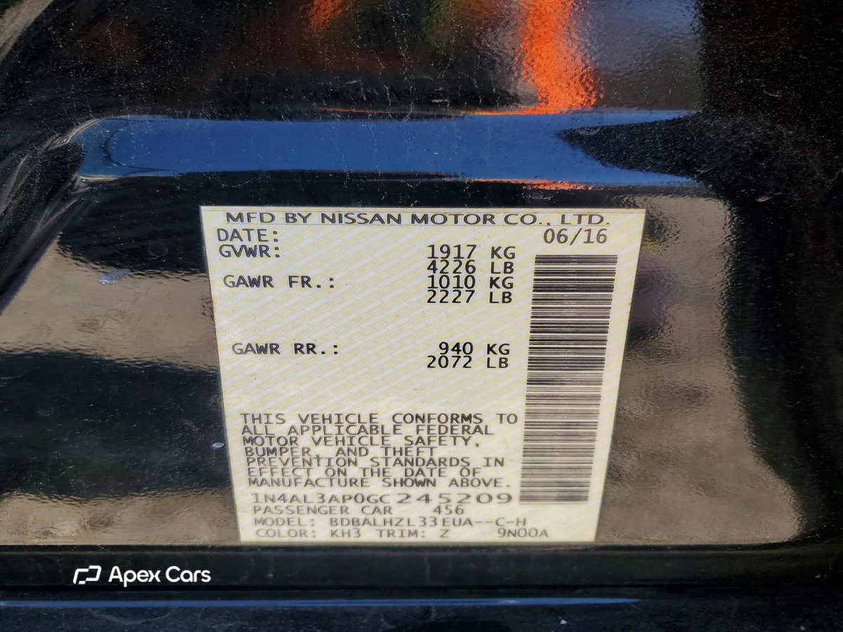 Nissan Altima 2016