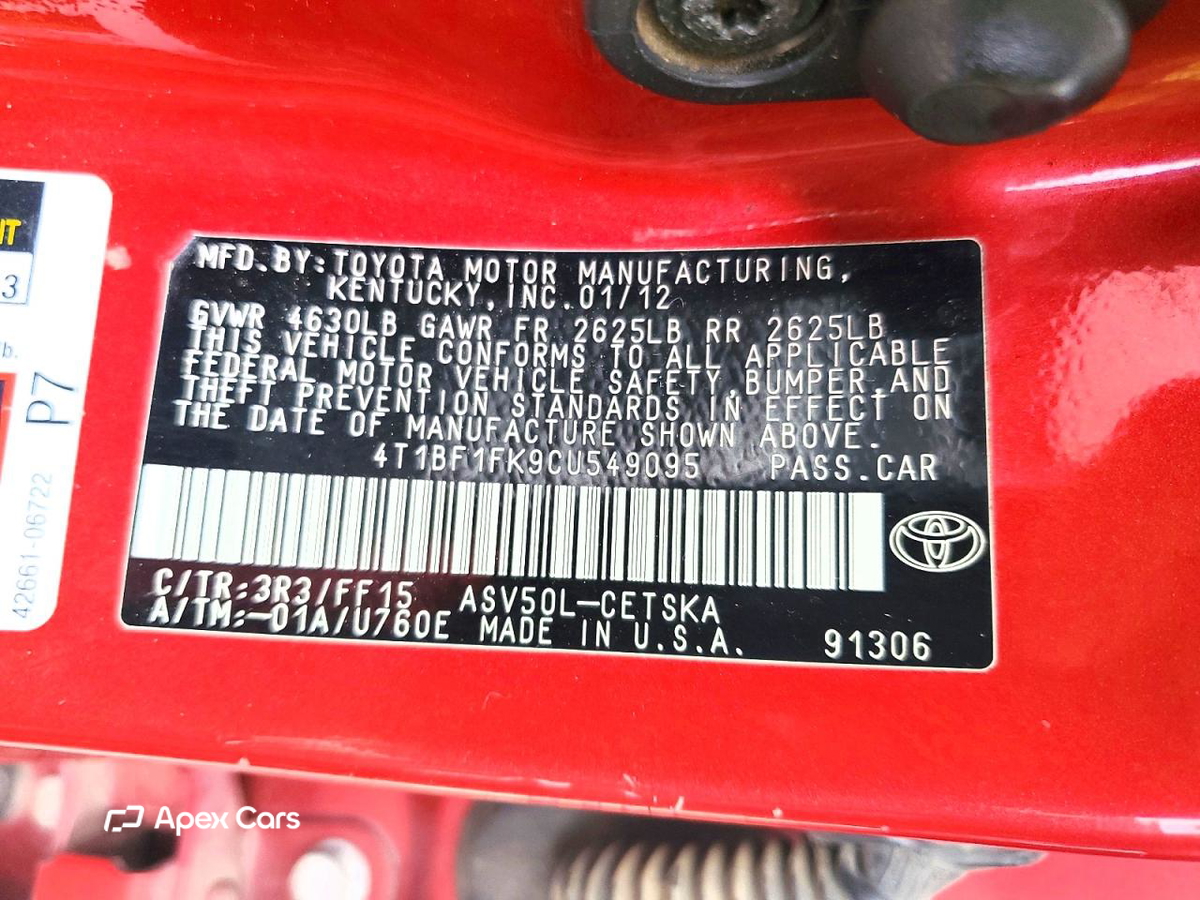 Toyota Camry 2012