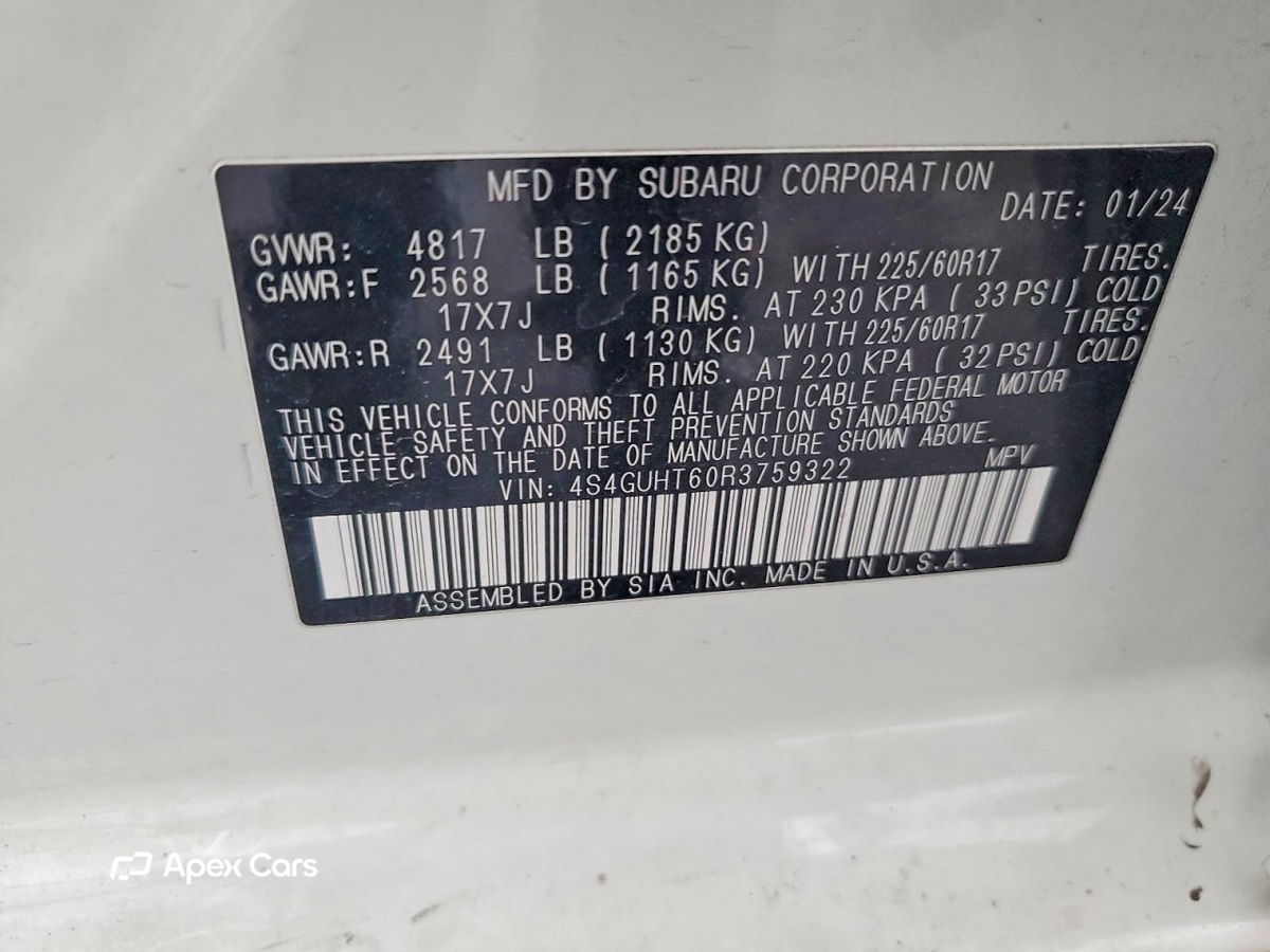 Subaru XV 2024