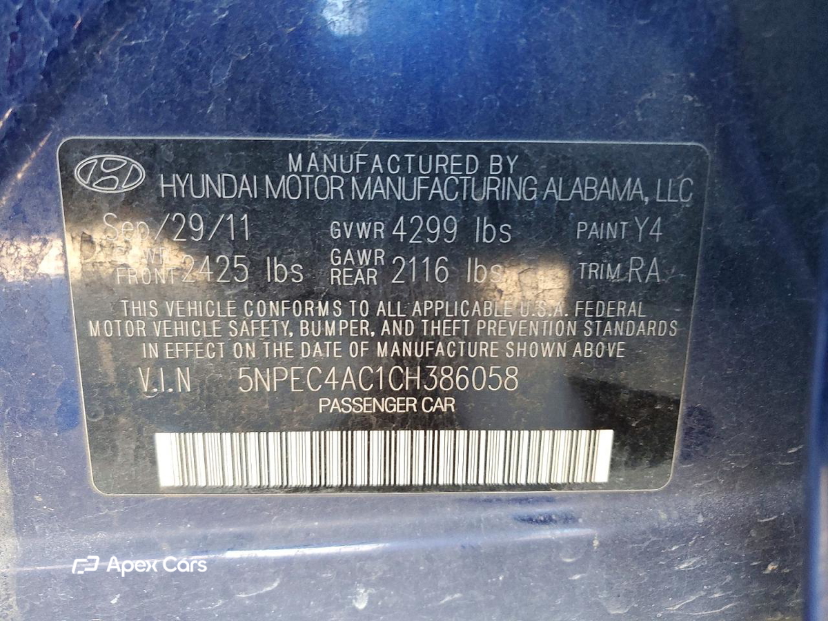 Hyundai Sonata 2012