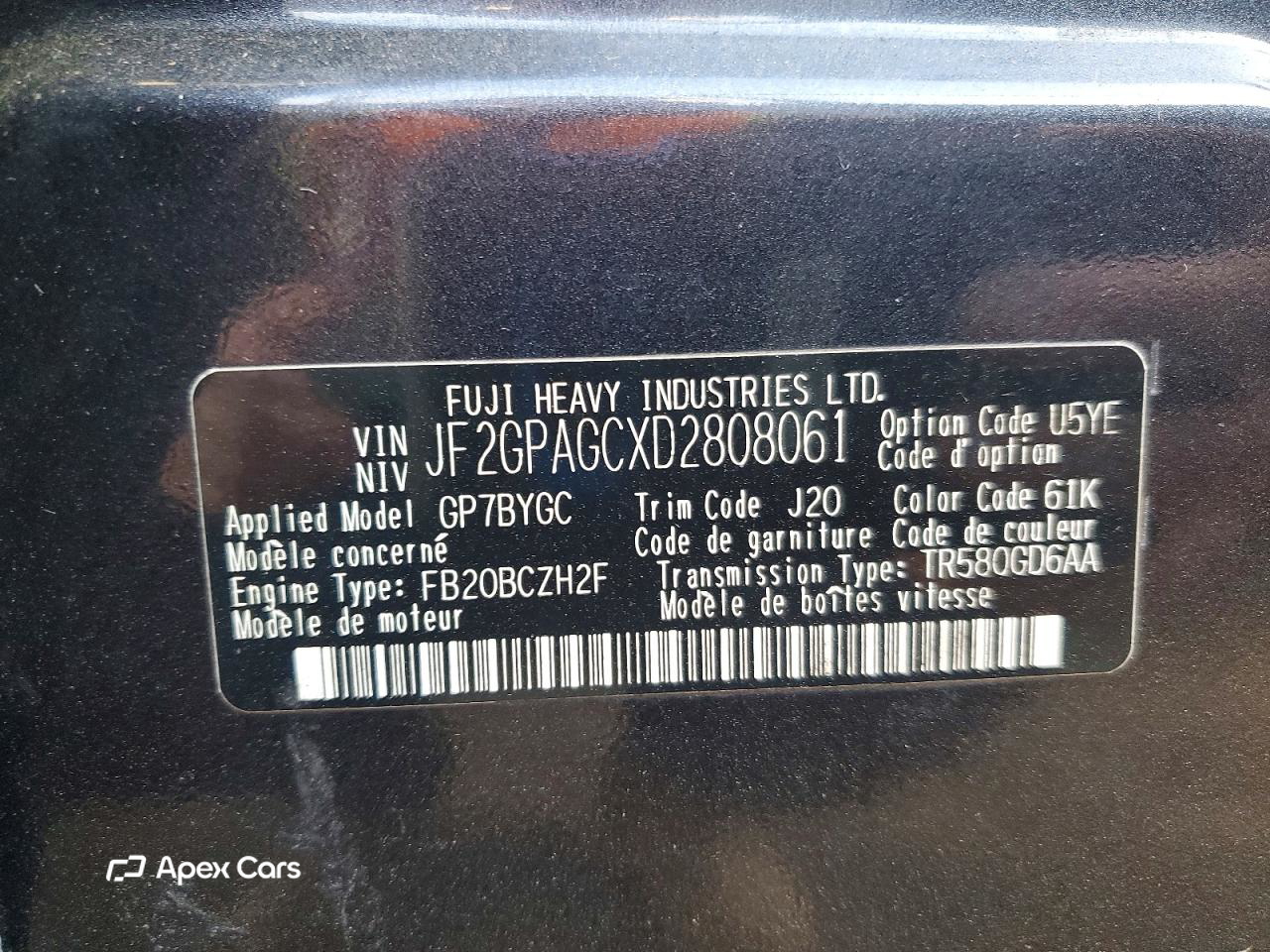 Subaru XV 2013