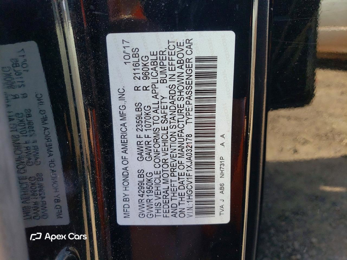 Honda Accord 2018