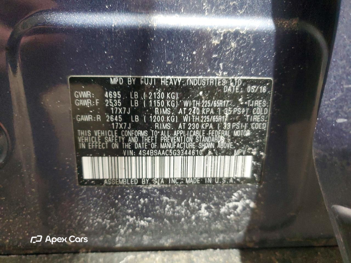 Subaru Outback 2016