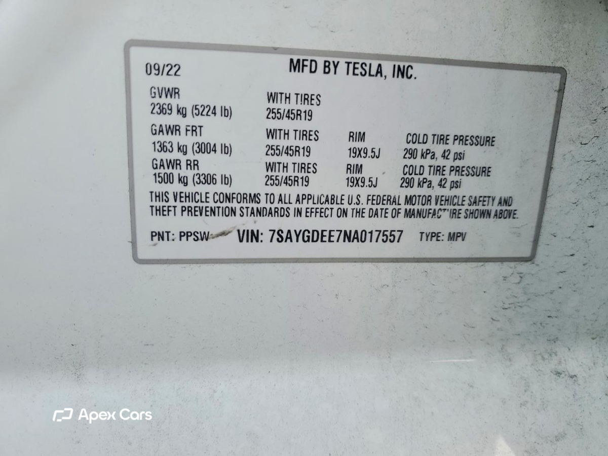 Tesla Model Y 2022