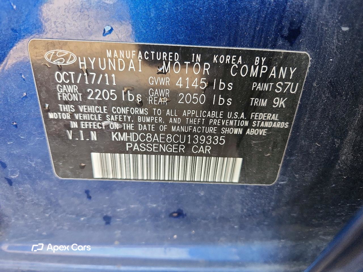 Hyundai Elantra 2012