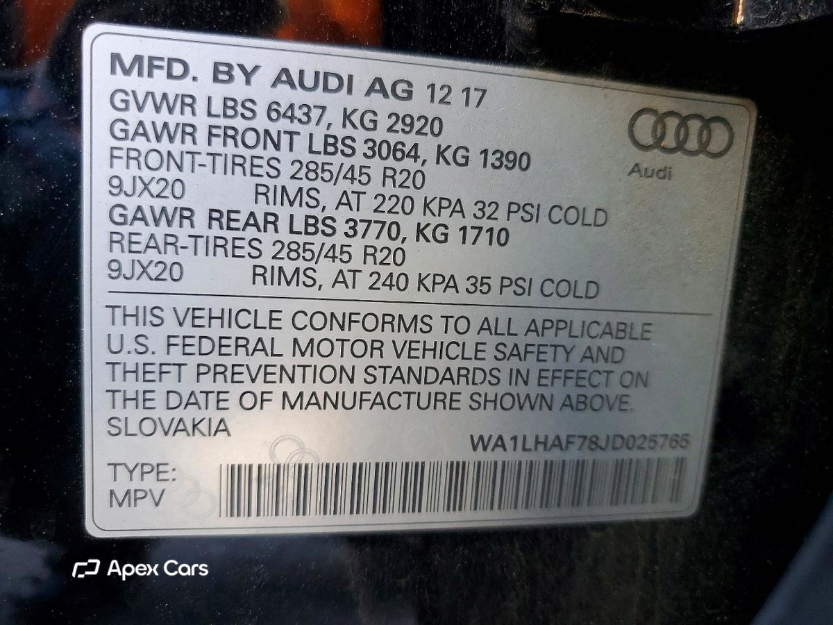 Audi Q7 2018