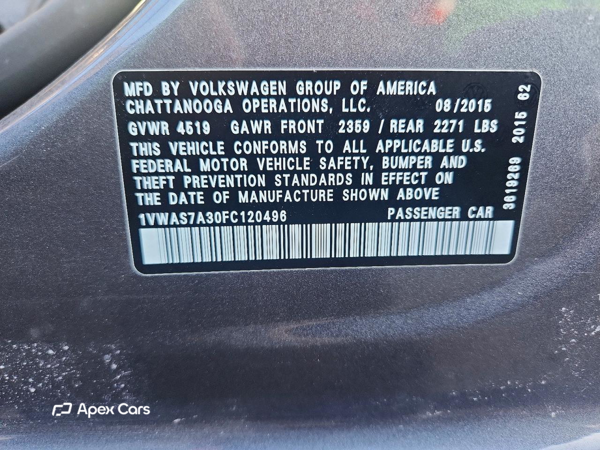 Volkswagen Passat 2015