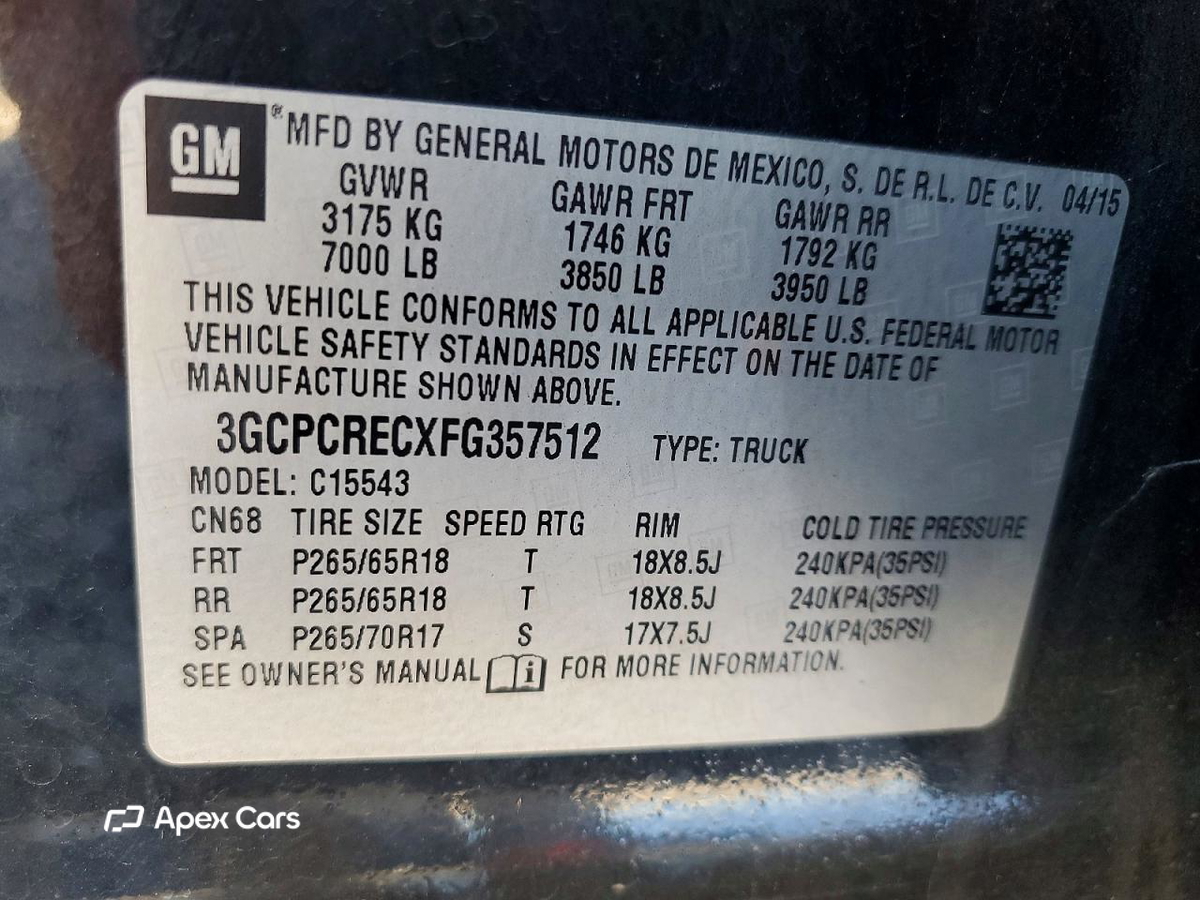 Chevrolet Silverado 2015